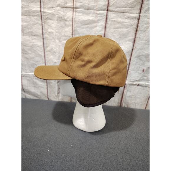 Vintage Winter Duck Cap Brown Made In USA Size M Earflaps - Picture 2 of 6